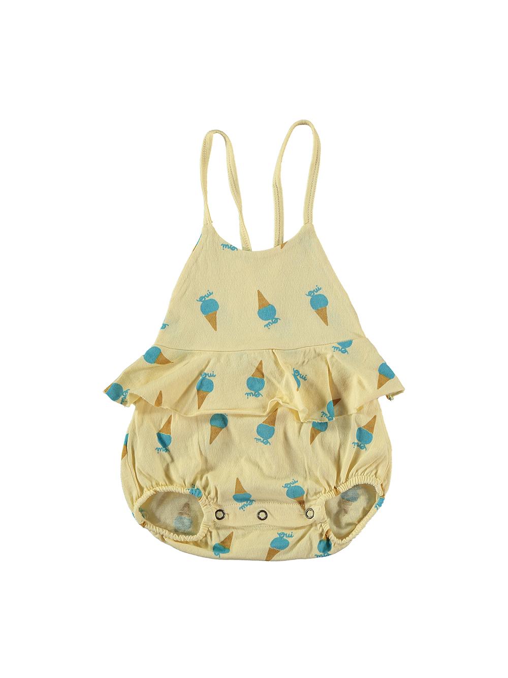 BODY TIRANTES AMARILLO ESTAMPADO HELADOS