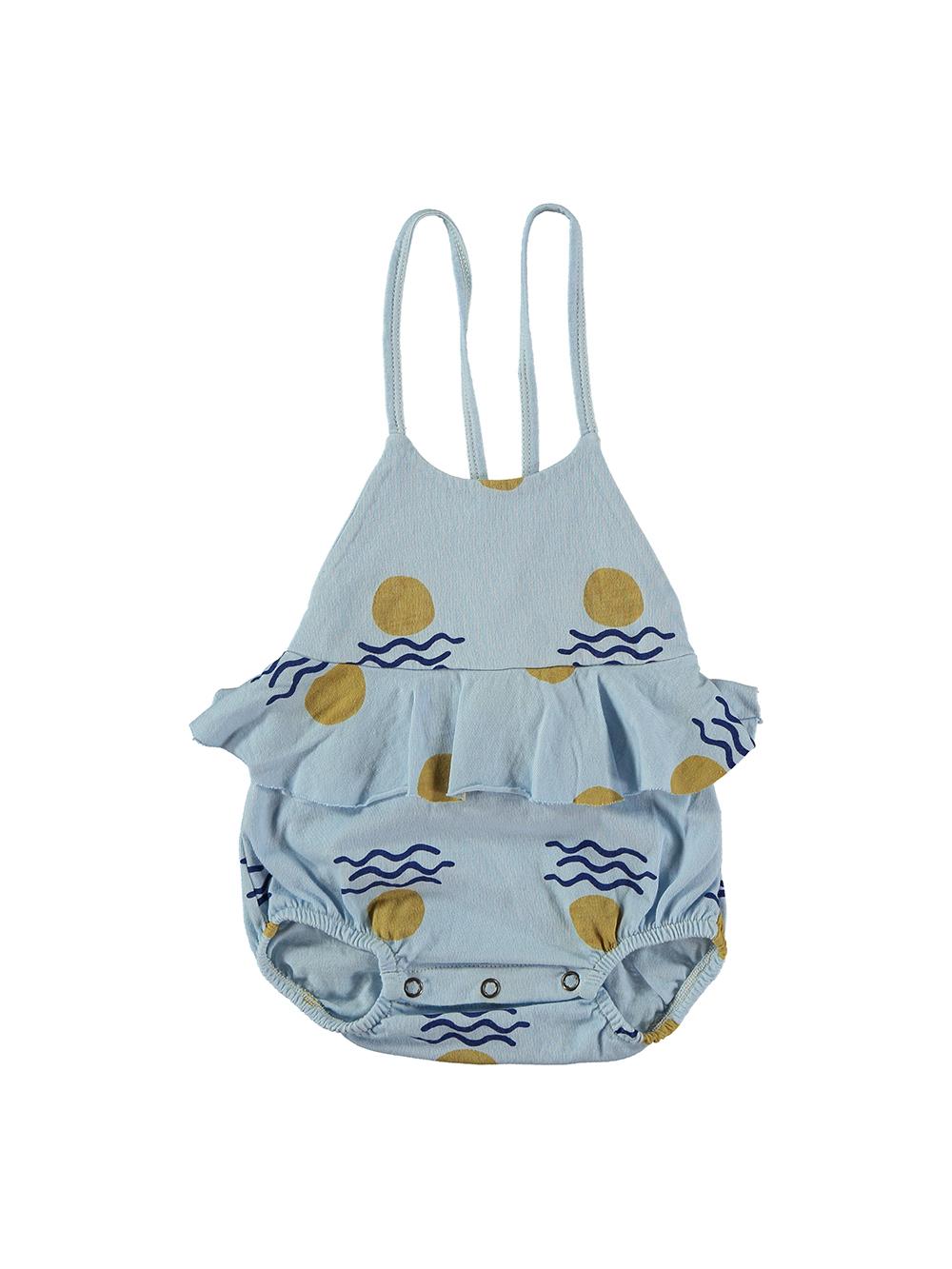 BODY TIRANTES AZUL ESTAMPADO SOL Y AGUA