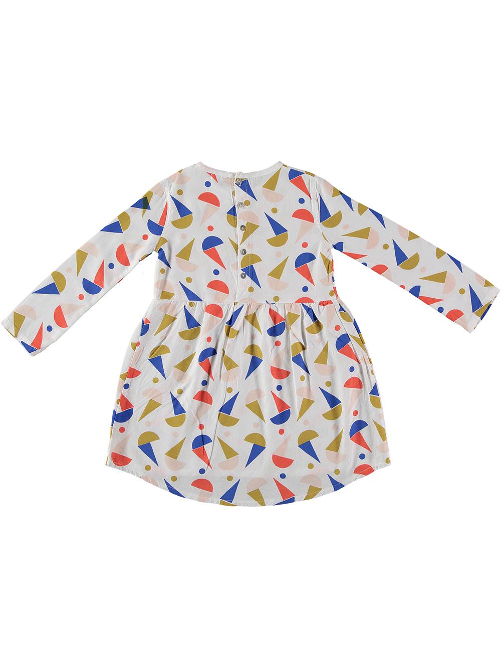 VESTIDO ESTAMPADO BARCOS Y SOLES BLANCO