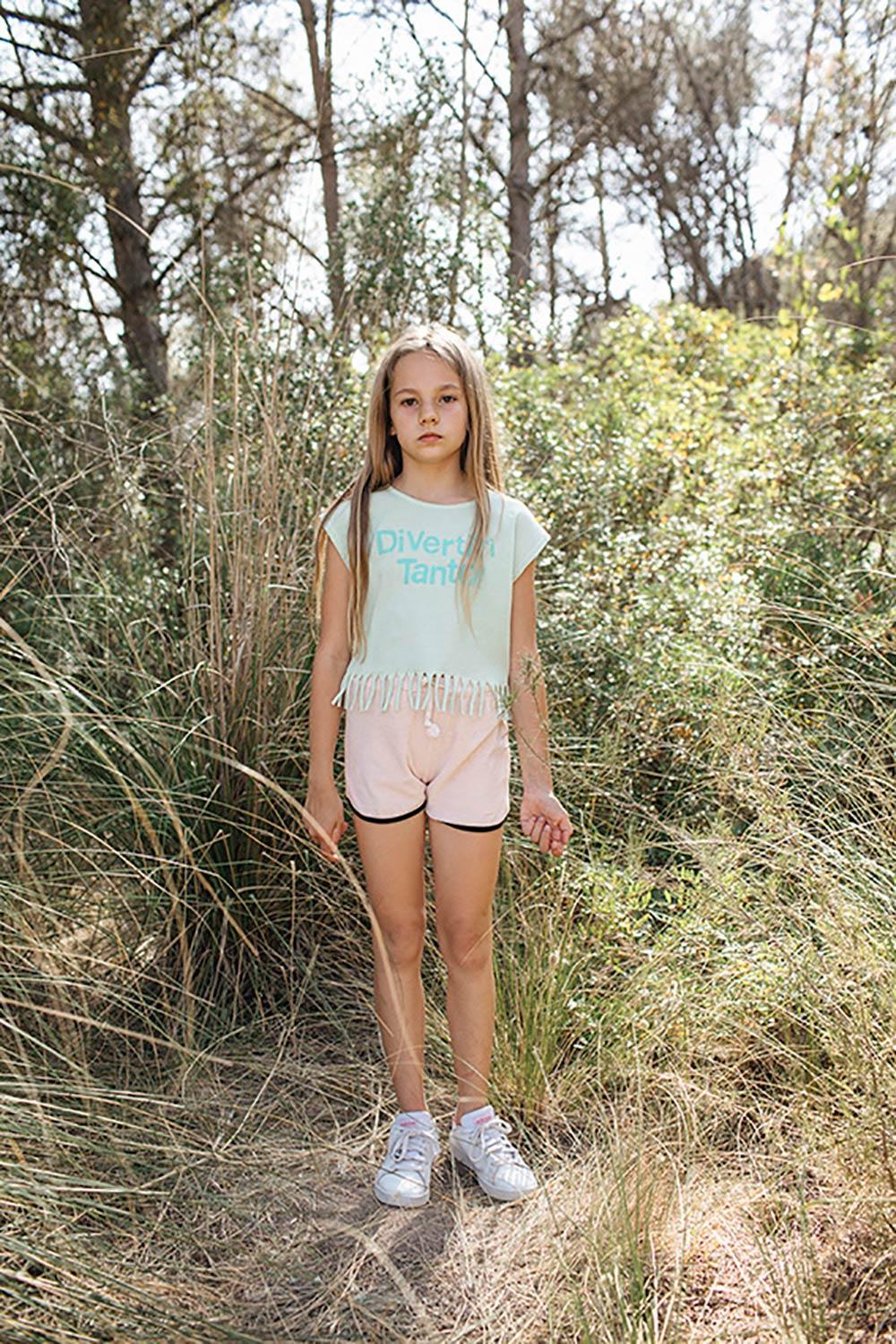 CAMISETA CROPPED DIVERTITI TANTO VERDE
