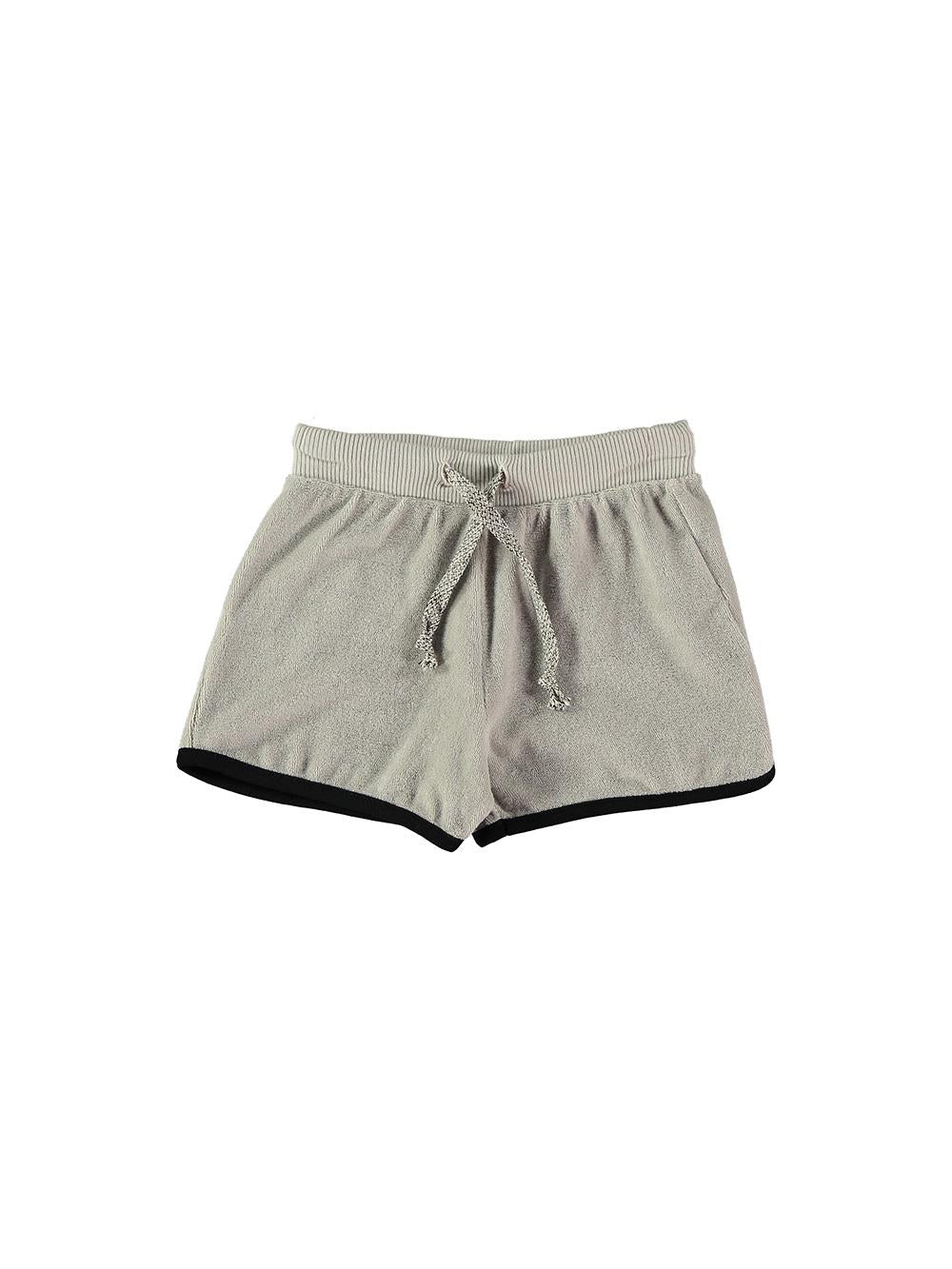 PANTALÓN CORTO EN RIZO GRIS