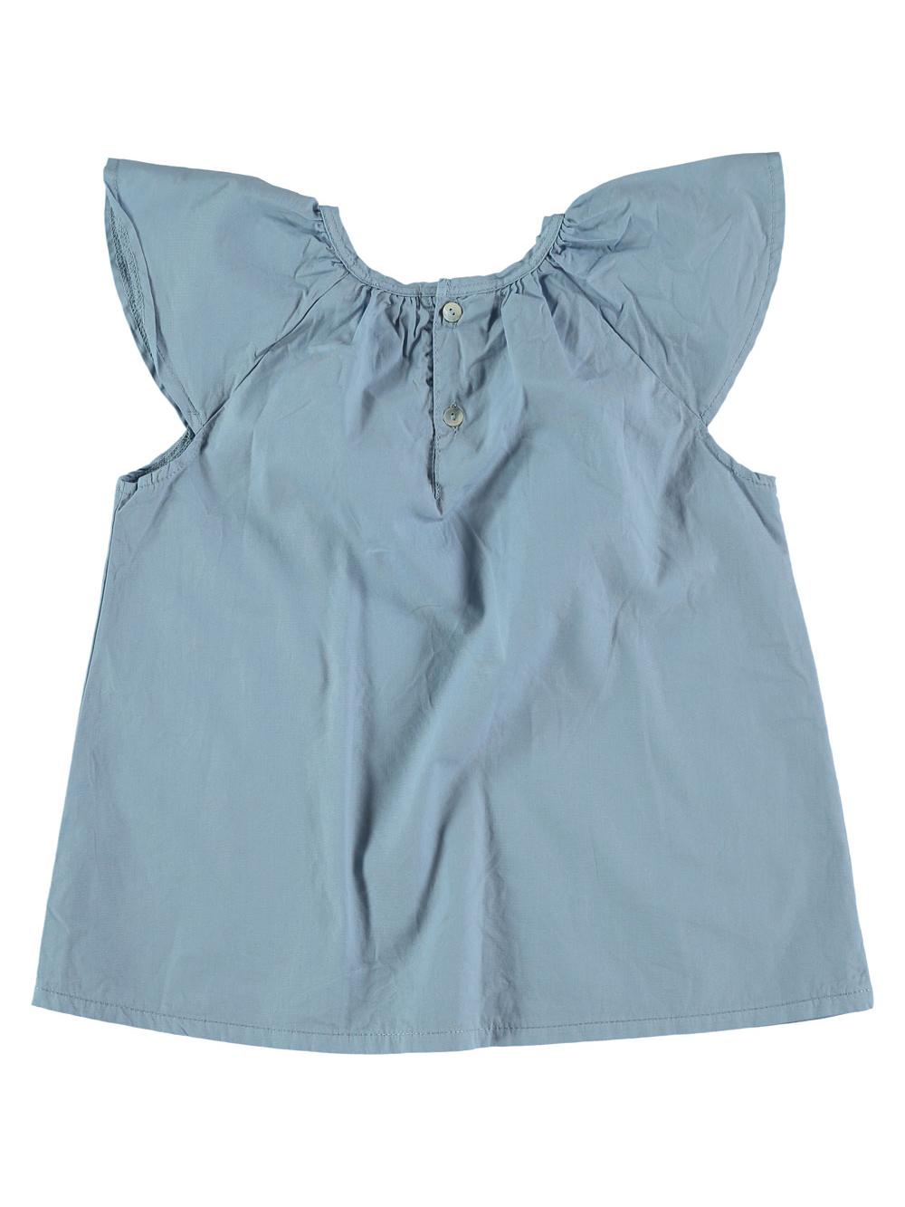 CAMISA VOLANTES ROMBO AZUL