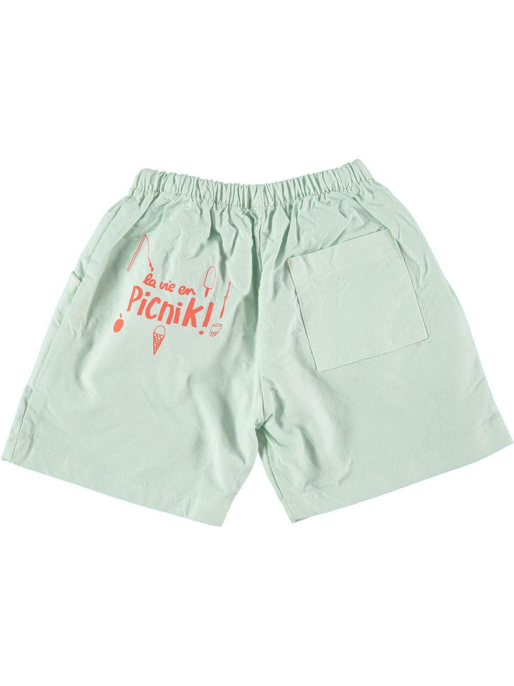 bermudas niño verde claro picnik barcelona