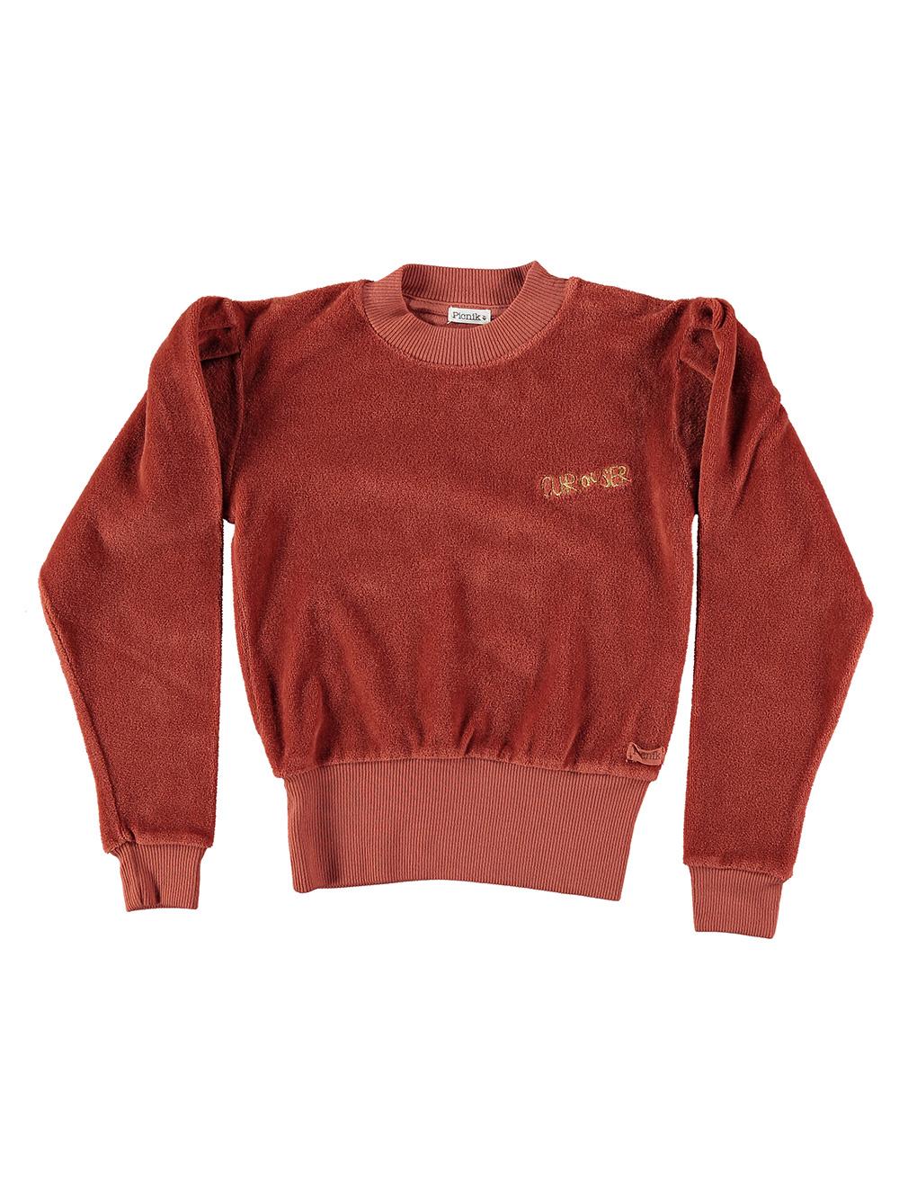 JERSEY TERCIOPELO CRUZADO BORDADO CURIOUSER CALDERA