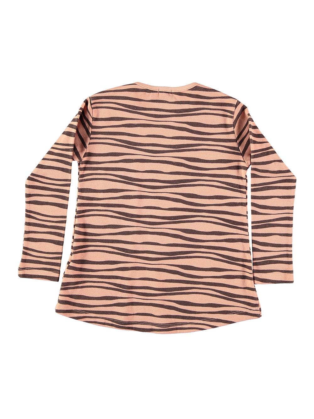 CAMISETA ESTAMPADO ZEBRA ROSA CLARO