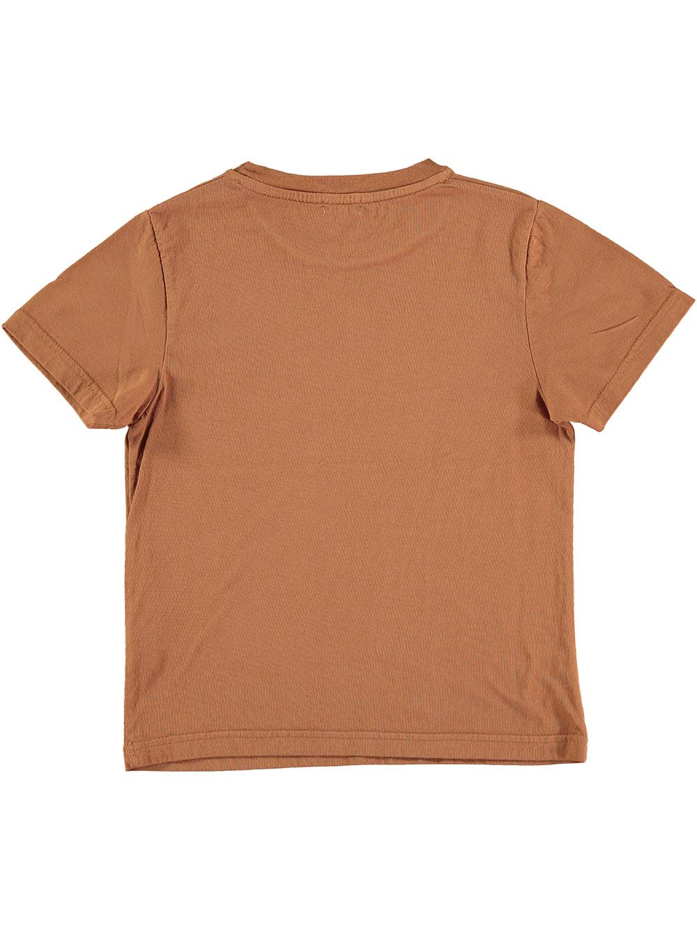 CAMISETA MANGA CORTA MOSCA MARRÓN