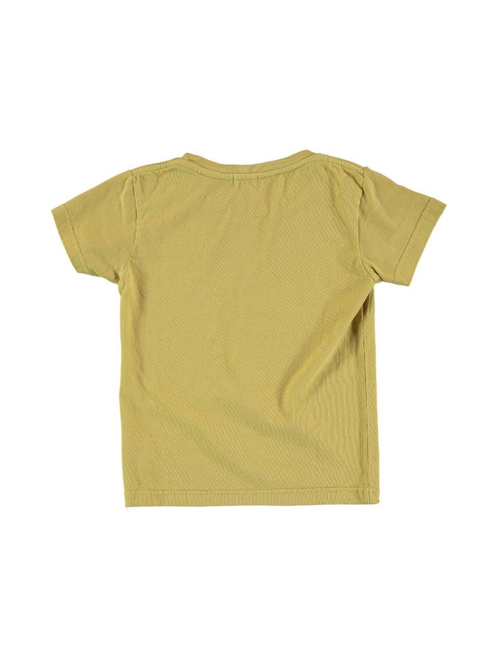 CAMISETA MANGA CORTA CARAS AMARILLO