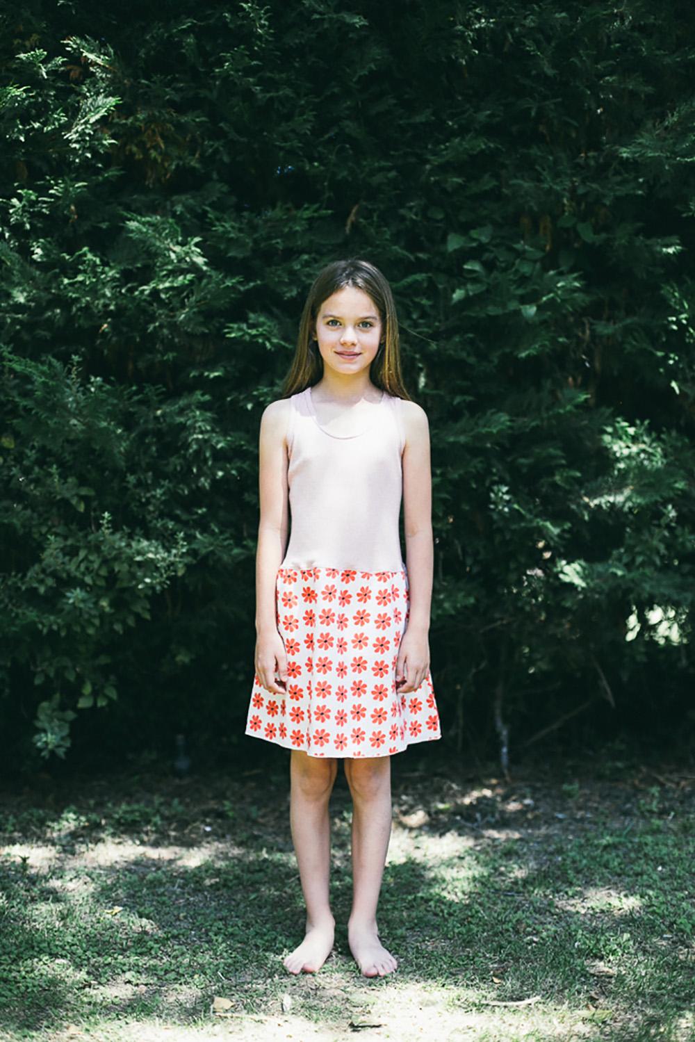 VESTIDO TIRANTES COMBINADO FLORES Y RAYAS