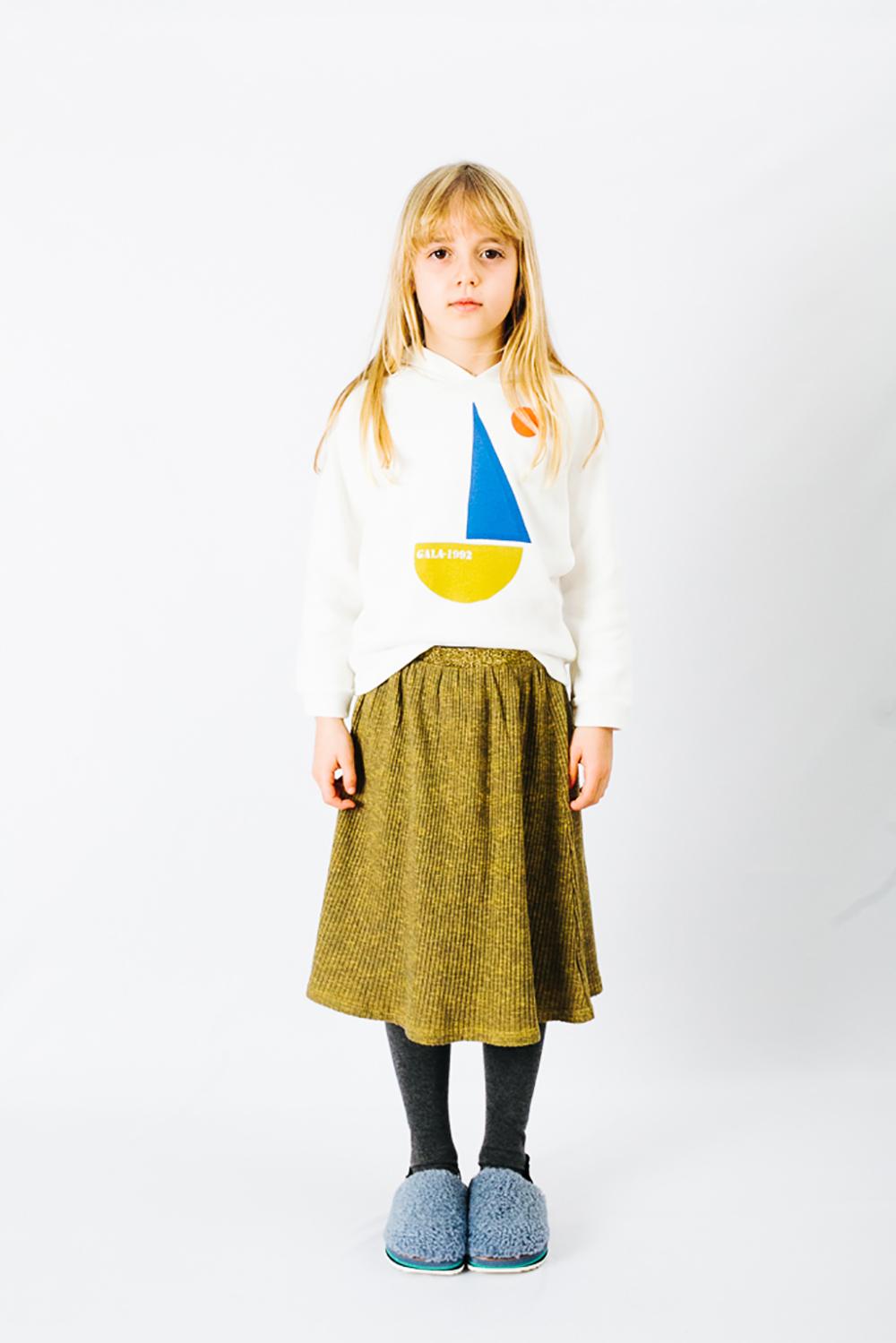 YELLOW GOLDEN RUBBER SKIRT