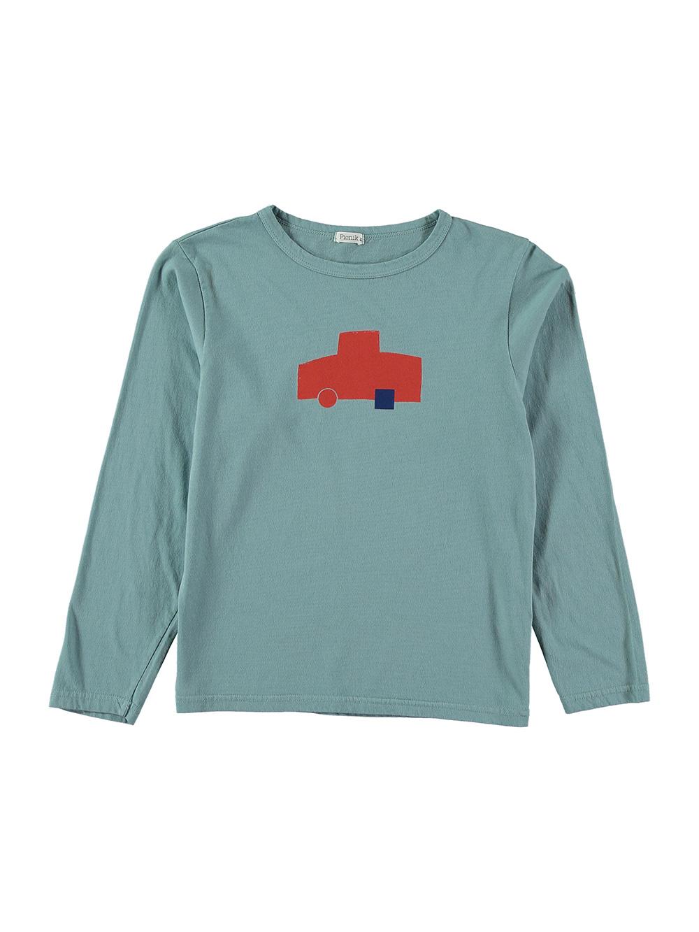 camiseta manga larga-azul-niño