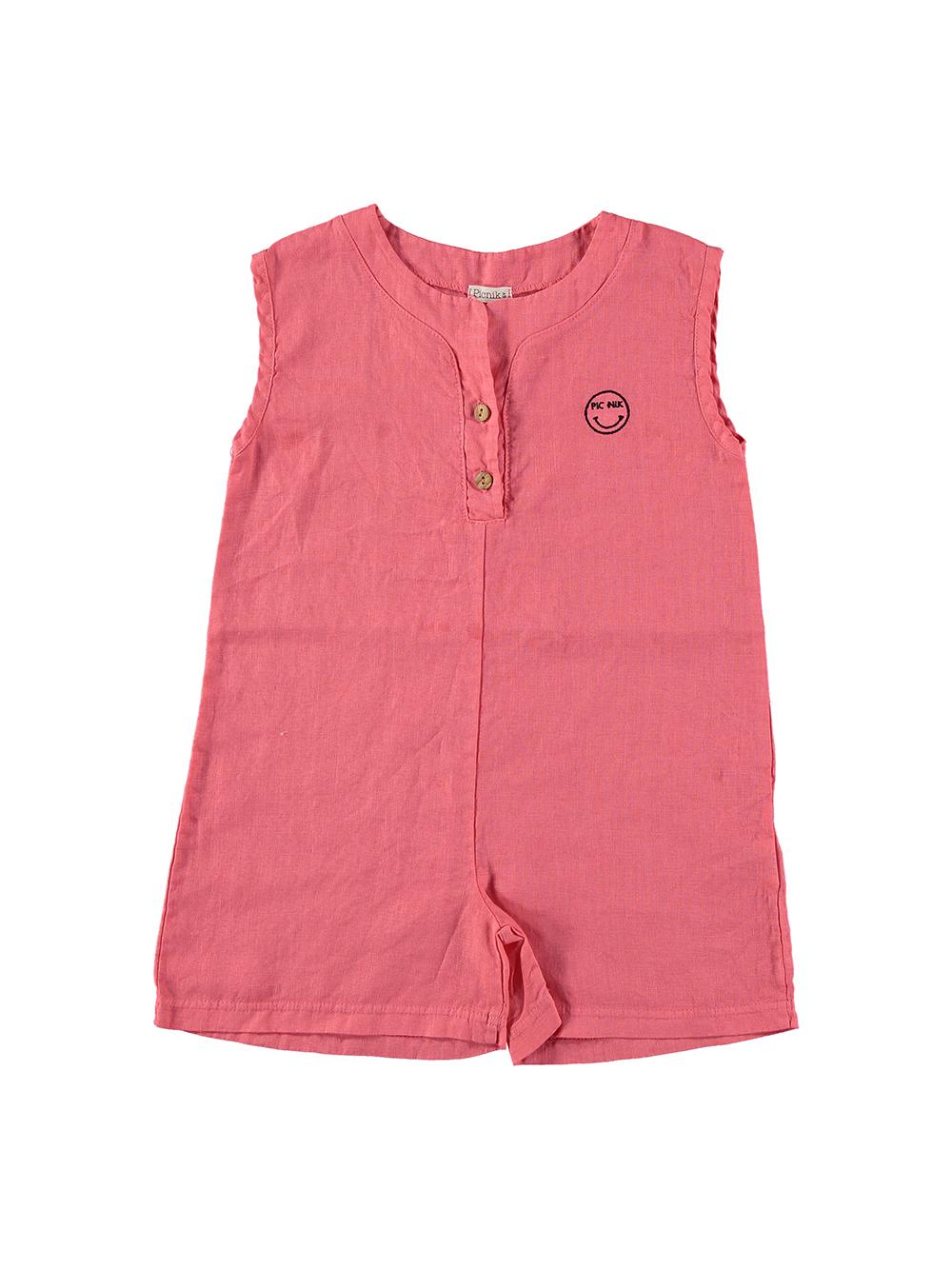 MONO LINO FUCSIA CON SMILE