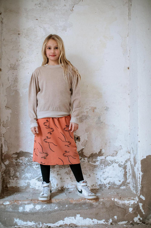 BIRD EMBROIDERED VELVET SWEATER WITH ALL STONE