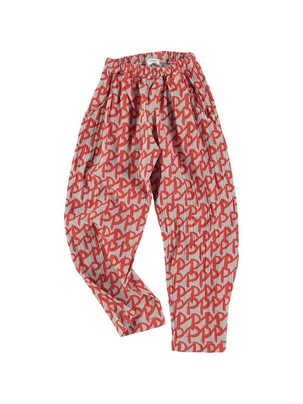pantalón largo niña estampado pés picnik barcelona
