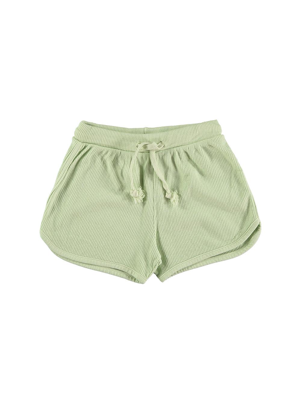 PANTALÓN CORTO VERDE CON CORDÓN
