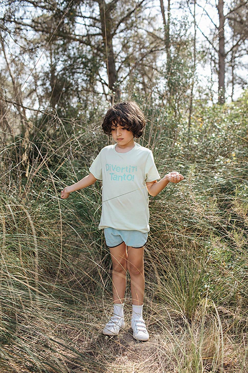 CAMISETA MARGA CORTA DIVERTITI TANTO VERDE