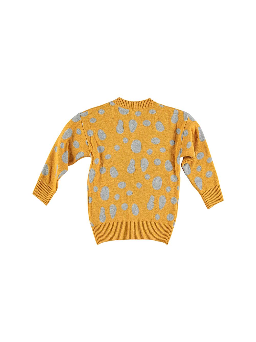 CÁRDIGAN ANIMAL PRINT AMARILLO