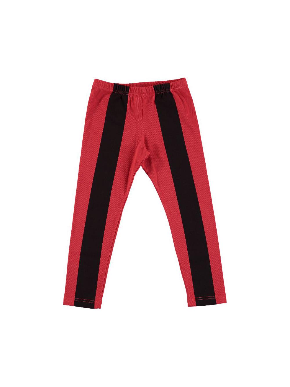 mallas-largas-infantiles-rojo-rayas negro