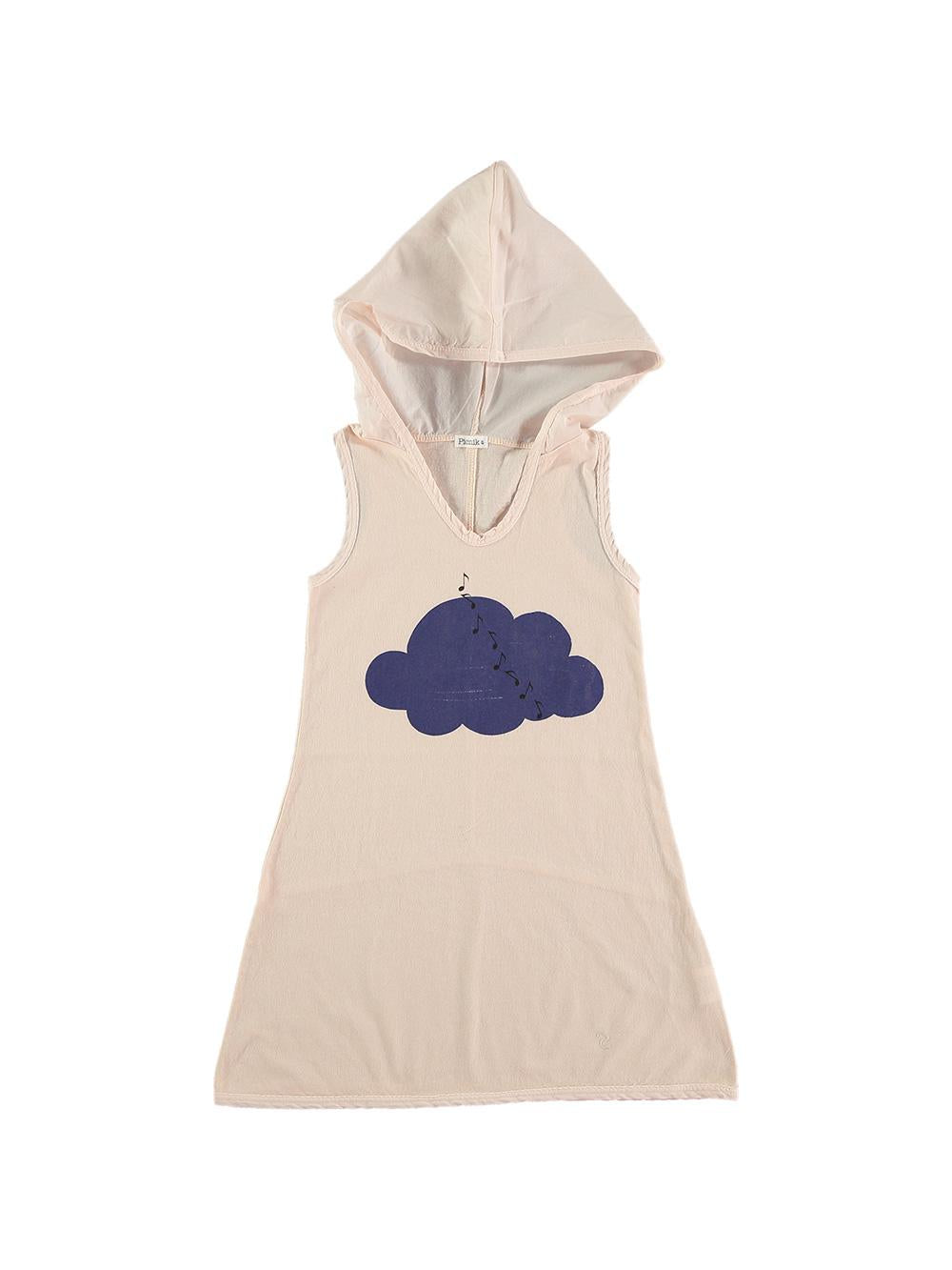 VESTIDO CAPUCHA NUBE Y NOTAS NUBE Y NOTAS BLANCO ROTO