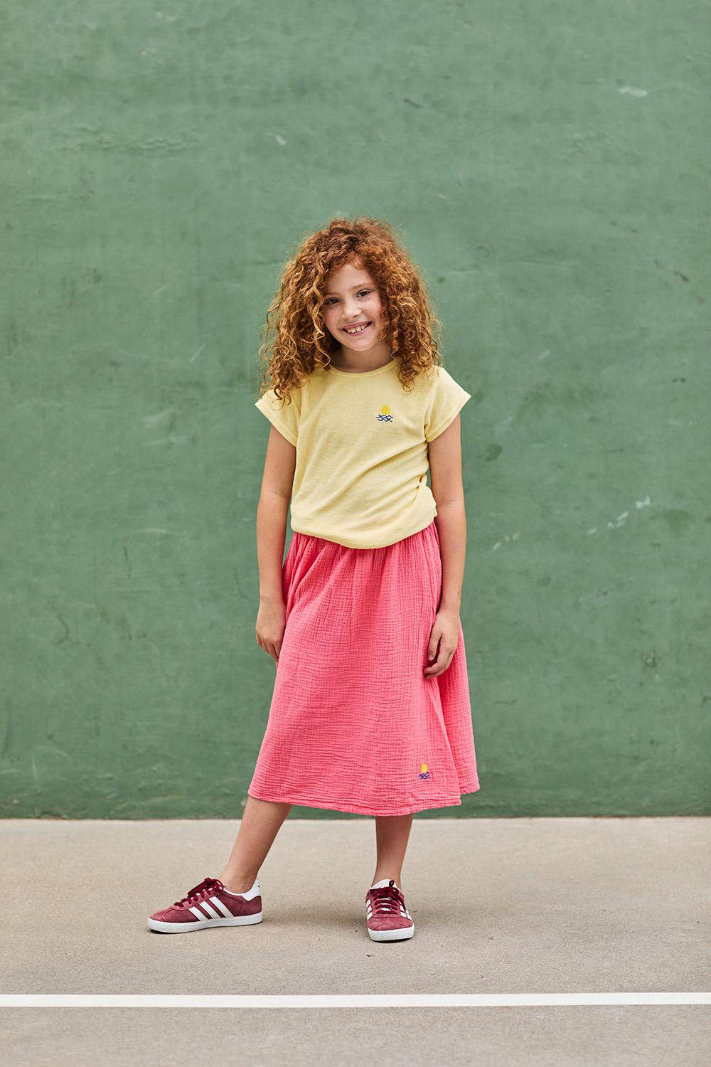 camiseta-manga-corta-amarillo-niña