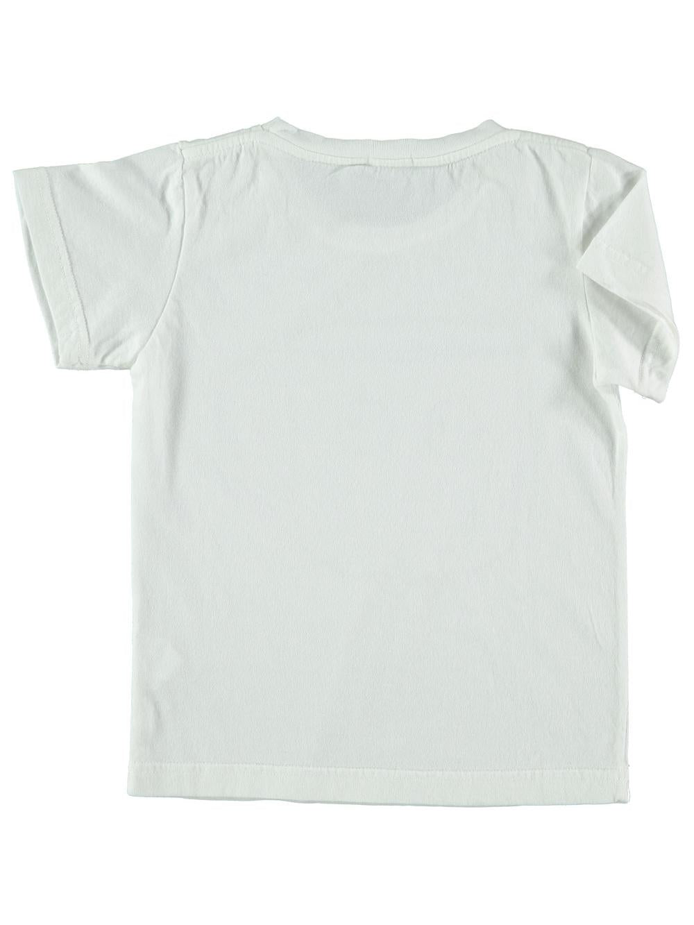 CAMISETA MANGA CORTA TAZA RROJOS BLANCO