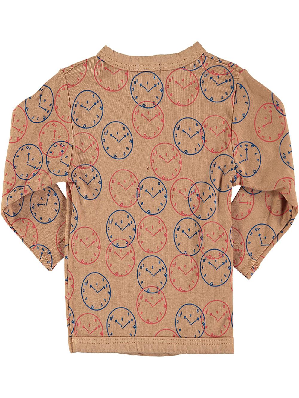 Top-bebé-camiseta-niño-niña-marrón