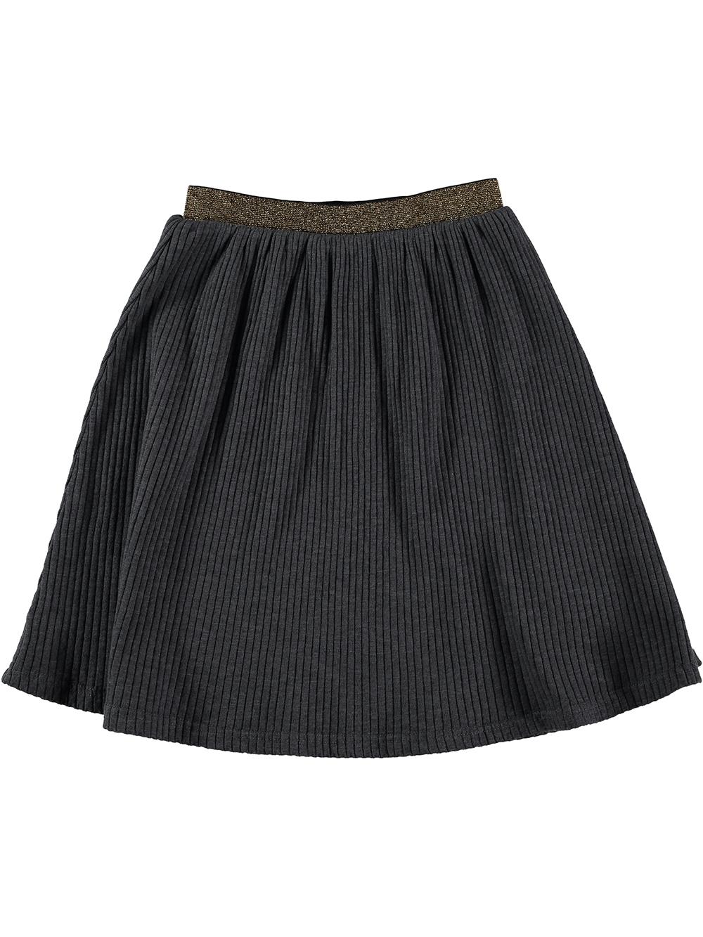 DARK GRAY GOLDEN RUBBER SKIRT