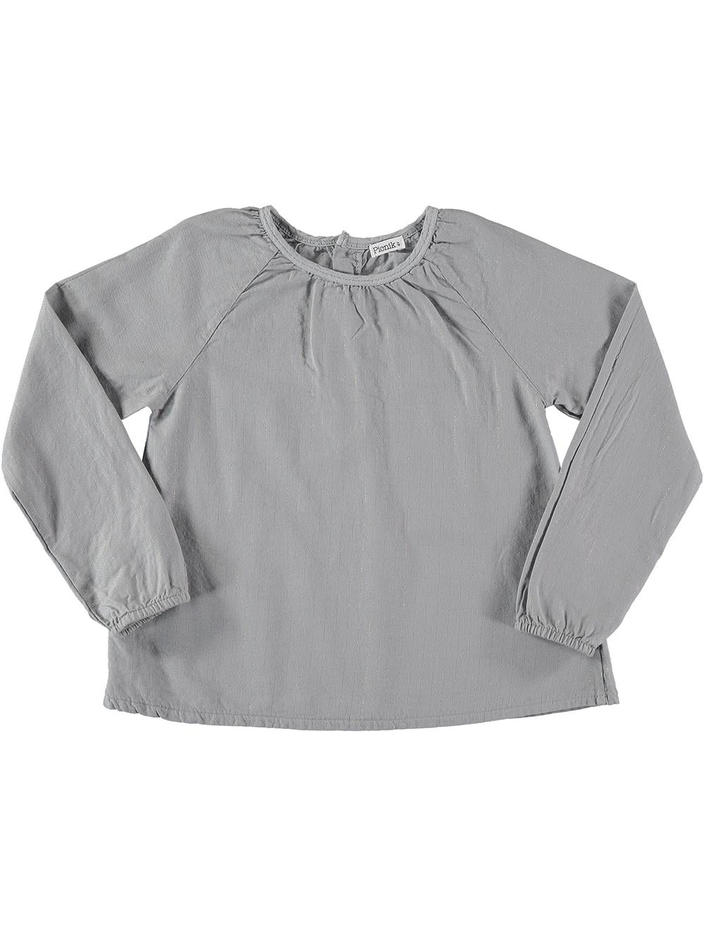 GRAY AND LUREX SHIRT