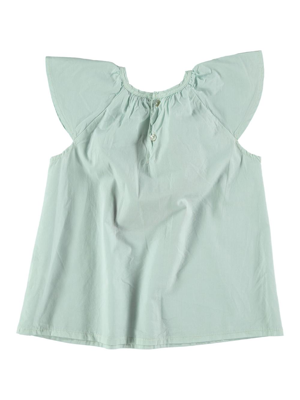 CAMISA VOLANTES HEXÁGONO VERDE