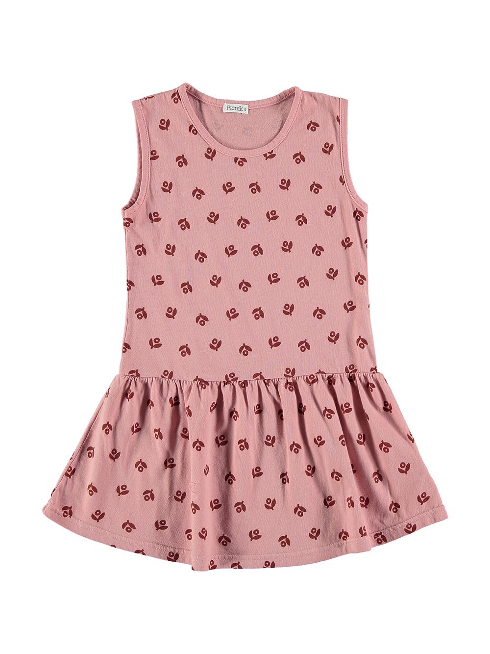 VESTIDO FLORES ROSA