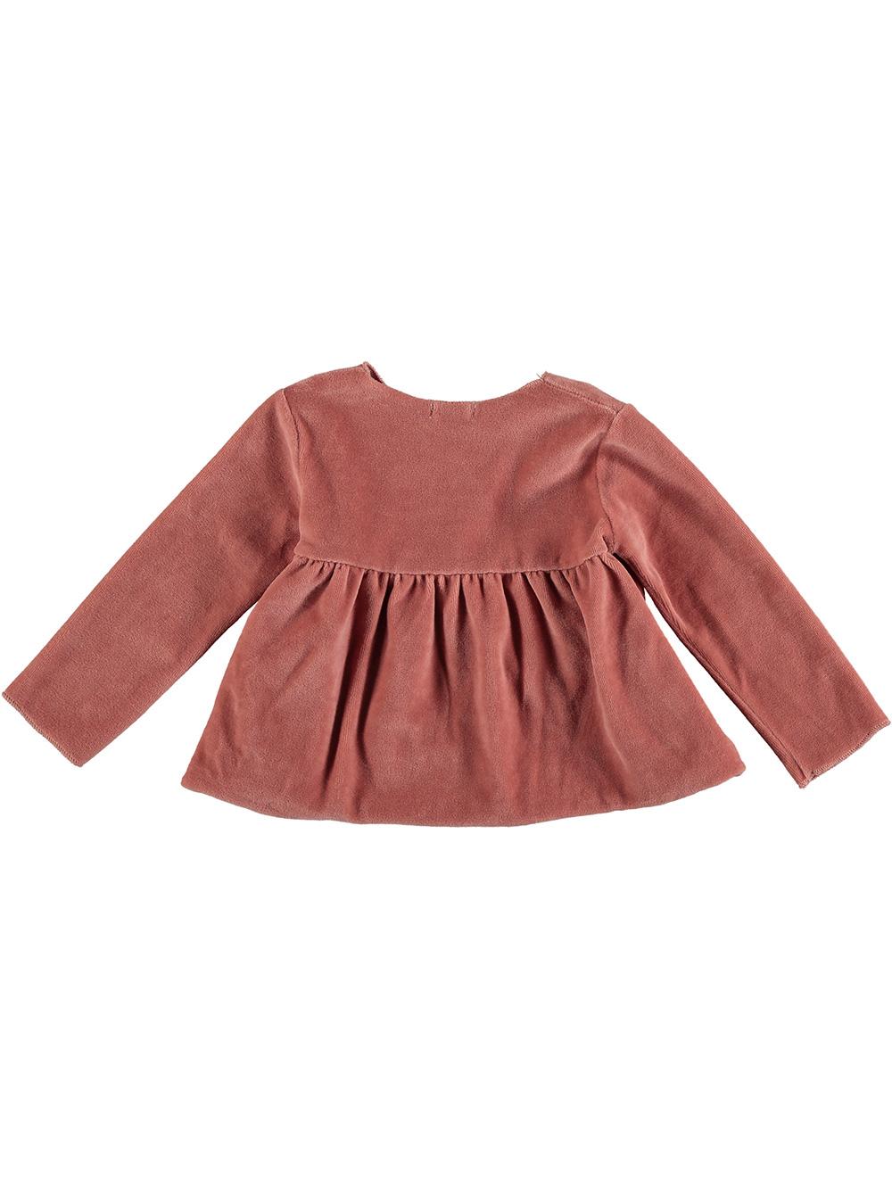 TOP CRUZADO MANGA LARGA ROSA