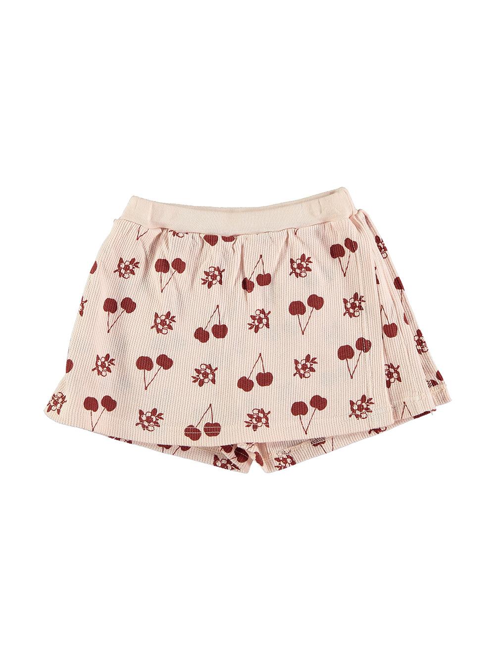 PÀLO PINK CHERRY PRINT PANTS SKIRT