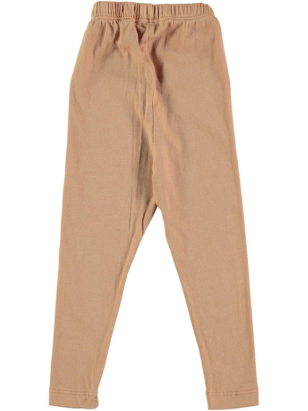 Mallas largas infantiles marrón con rodilleras