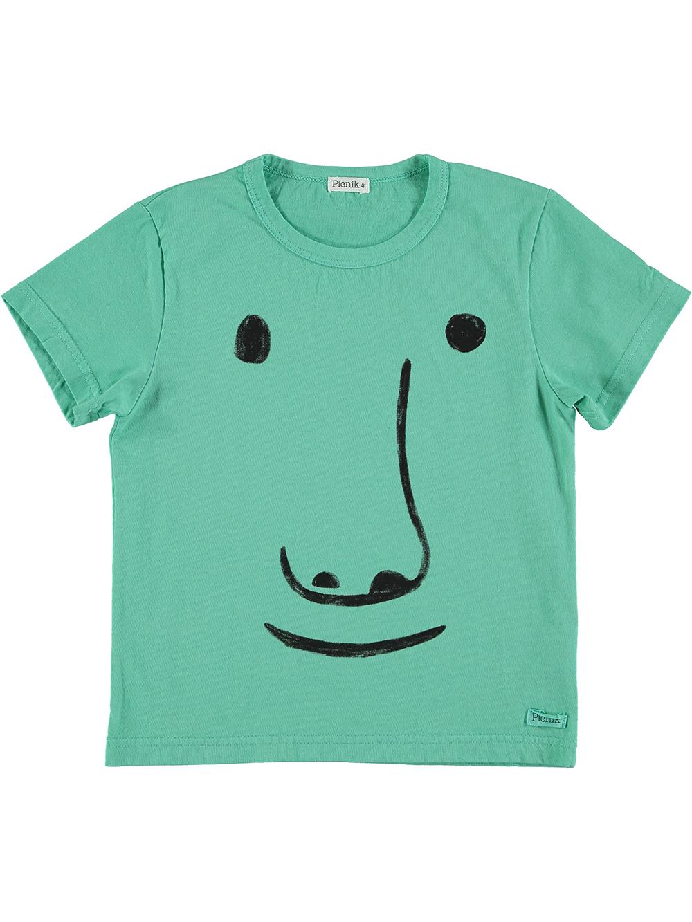 CAMISETA MANGA CORTA CARA VERDE