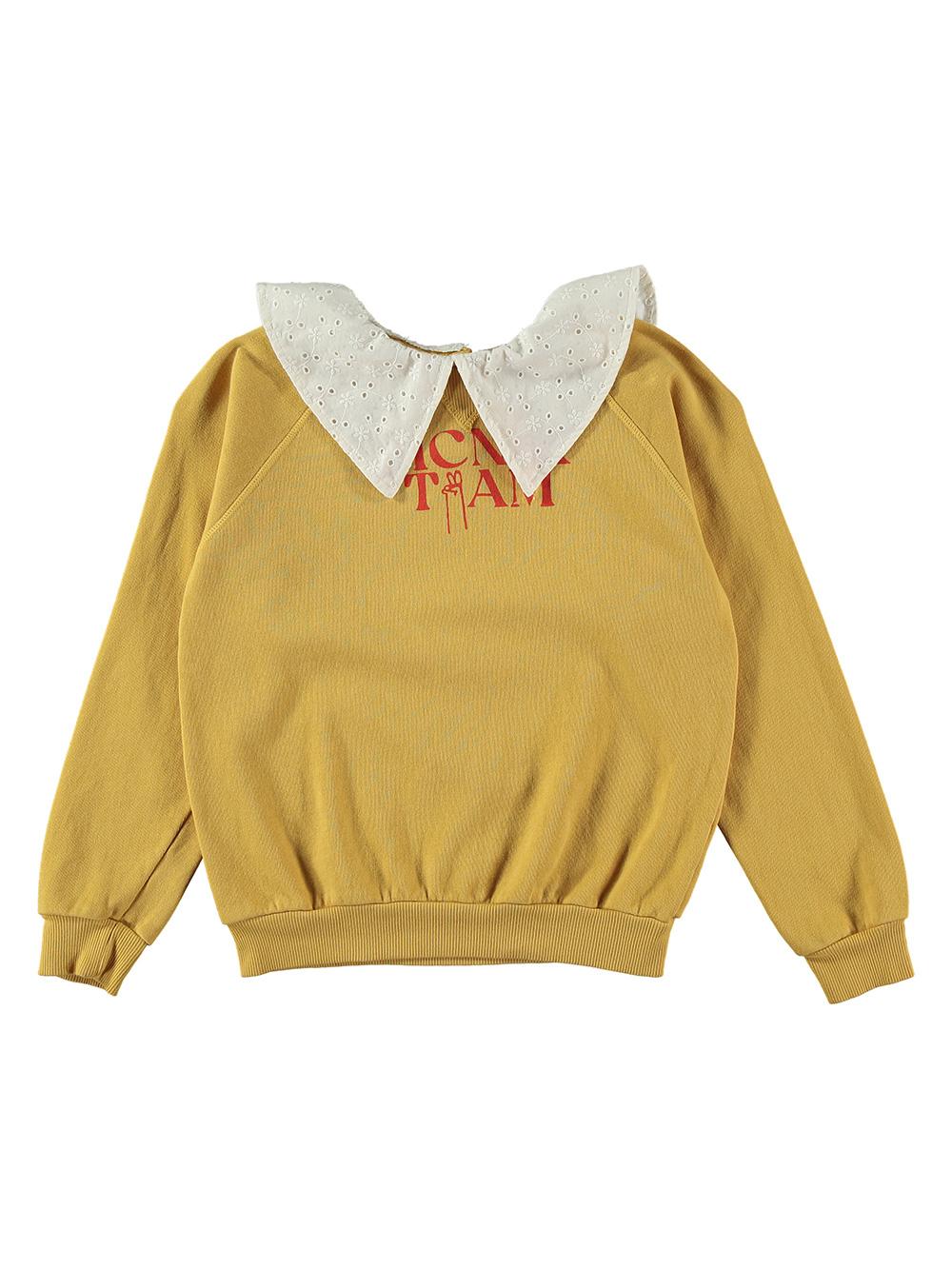 SUDADERA CUELLO PICNIK TEAM AMARILLO MOSTAZA