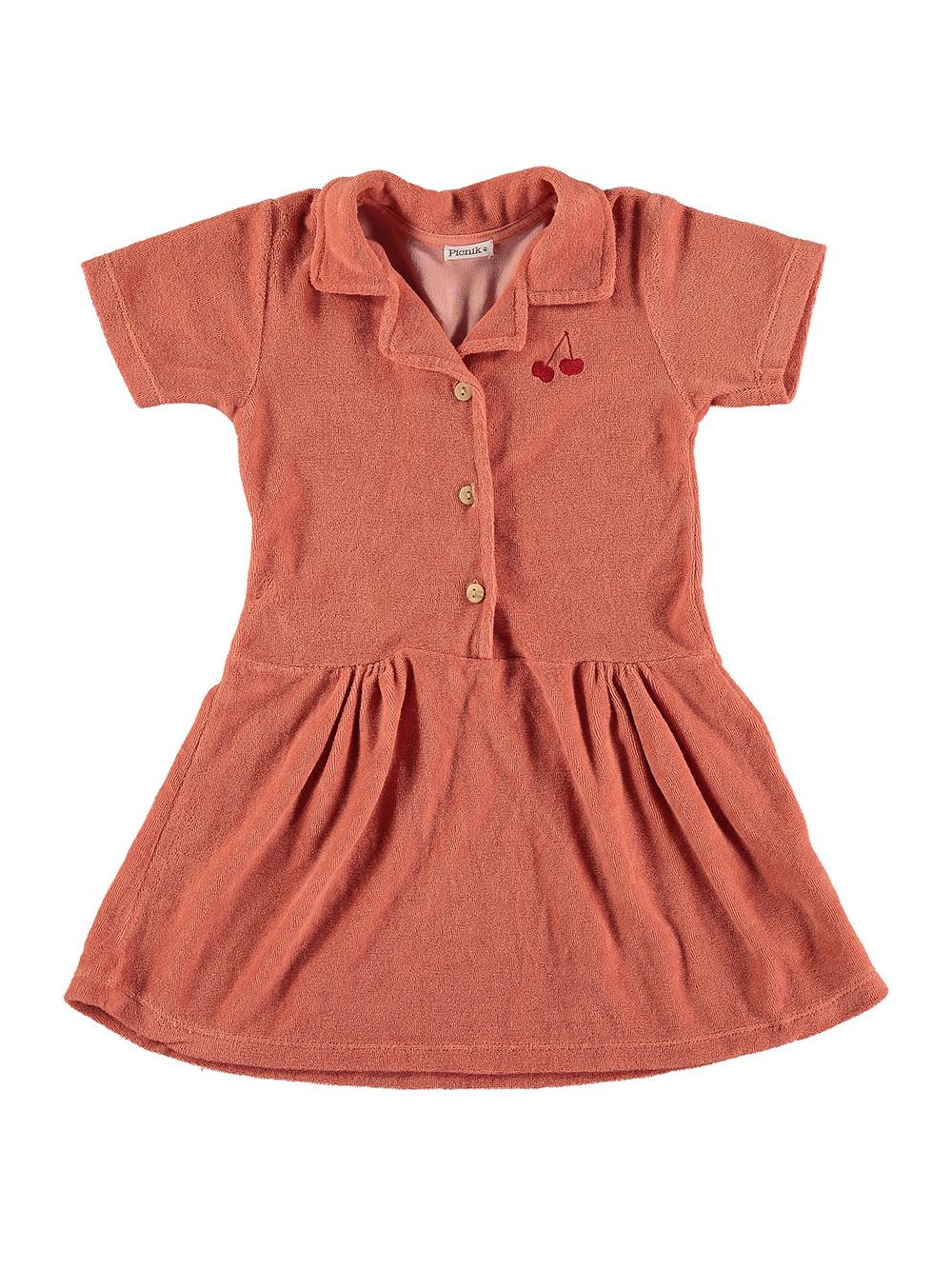 vestido-salmón-verano-niña-cerezas