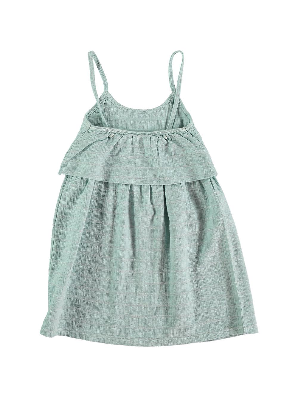 VESTIDO TIRANTES BORDADO CEREZAS AZUL CLARO