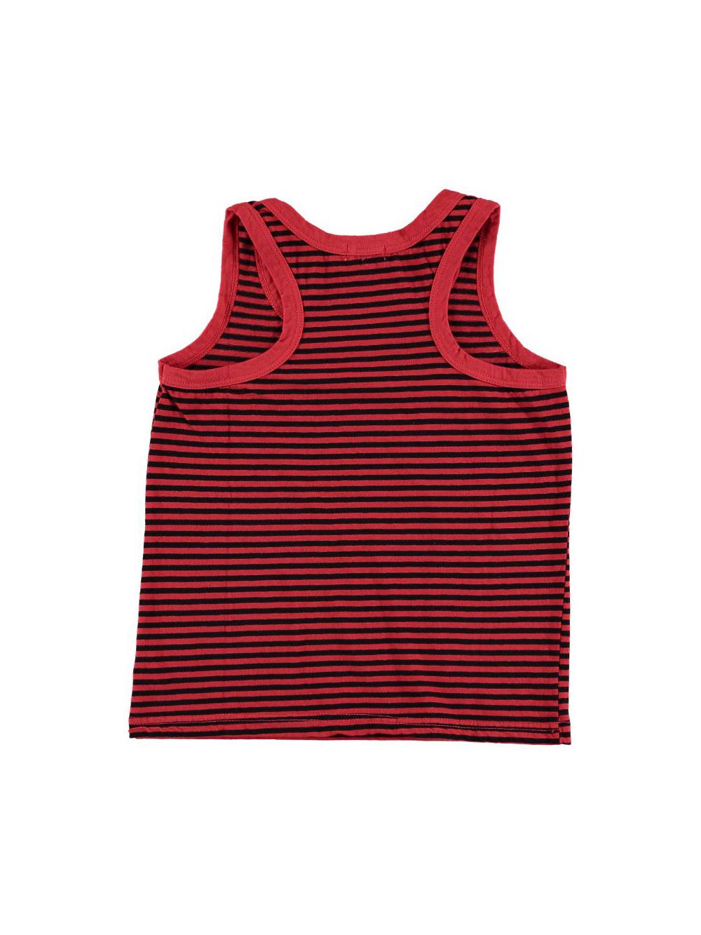 CAMISETA TIRANTES RAYAS BLANCO Y ROJO