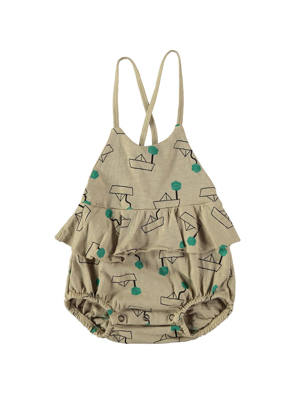 BODY CAMEL DE TIRANTES FINOS ESTAMPADO BARCOS Y ÁRBOLES