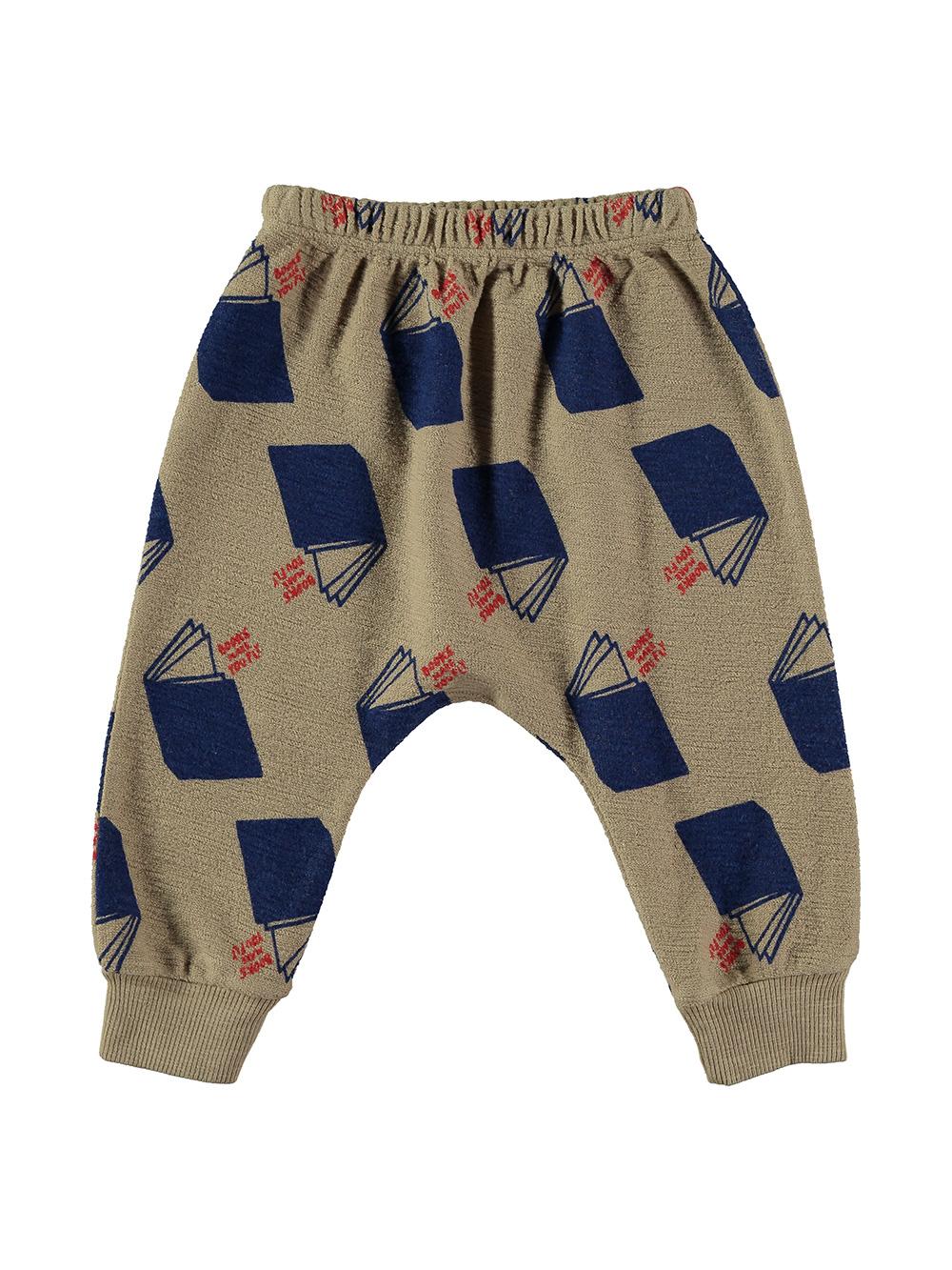 CAMEL BOOK PRINT PANTS