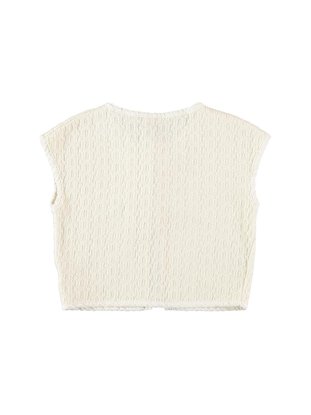 WHITE GIRL'S VEST