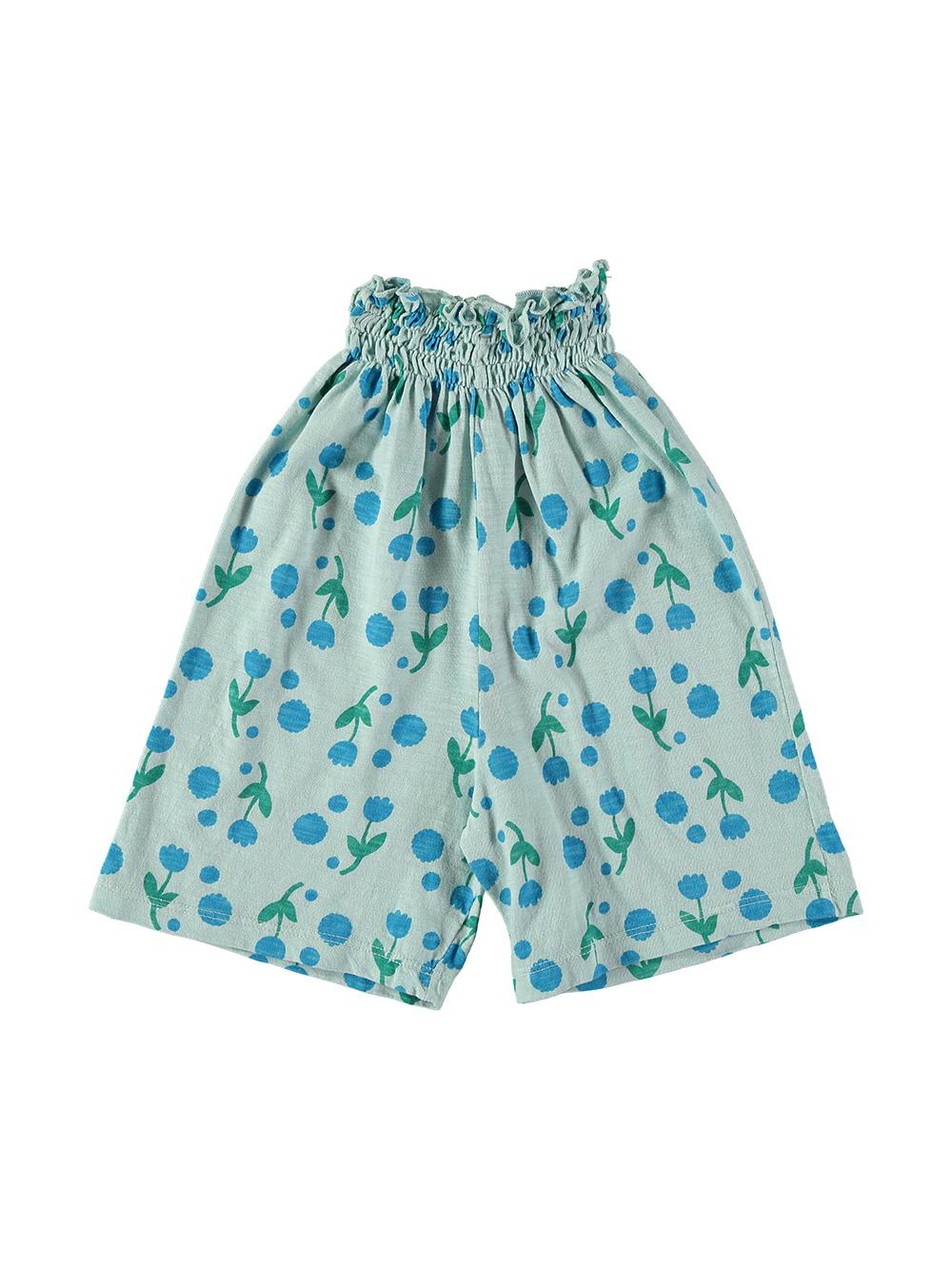 PANTALÓN AZUL CLARO ESTAMPADO FLORES