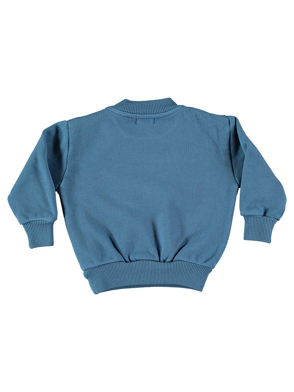 SUDADERA BEBÉ CERRADURA AZUL