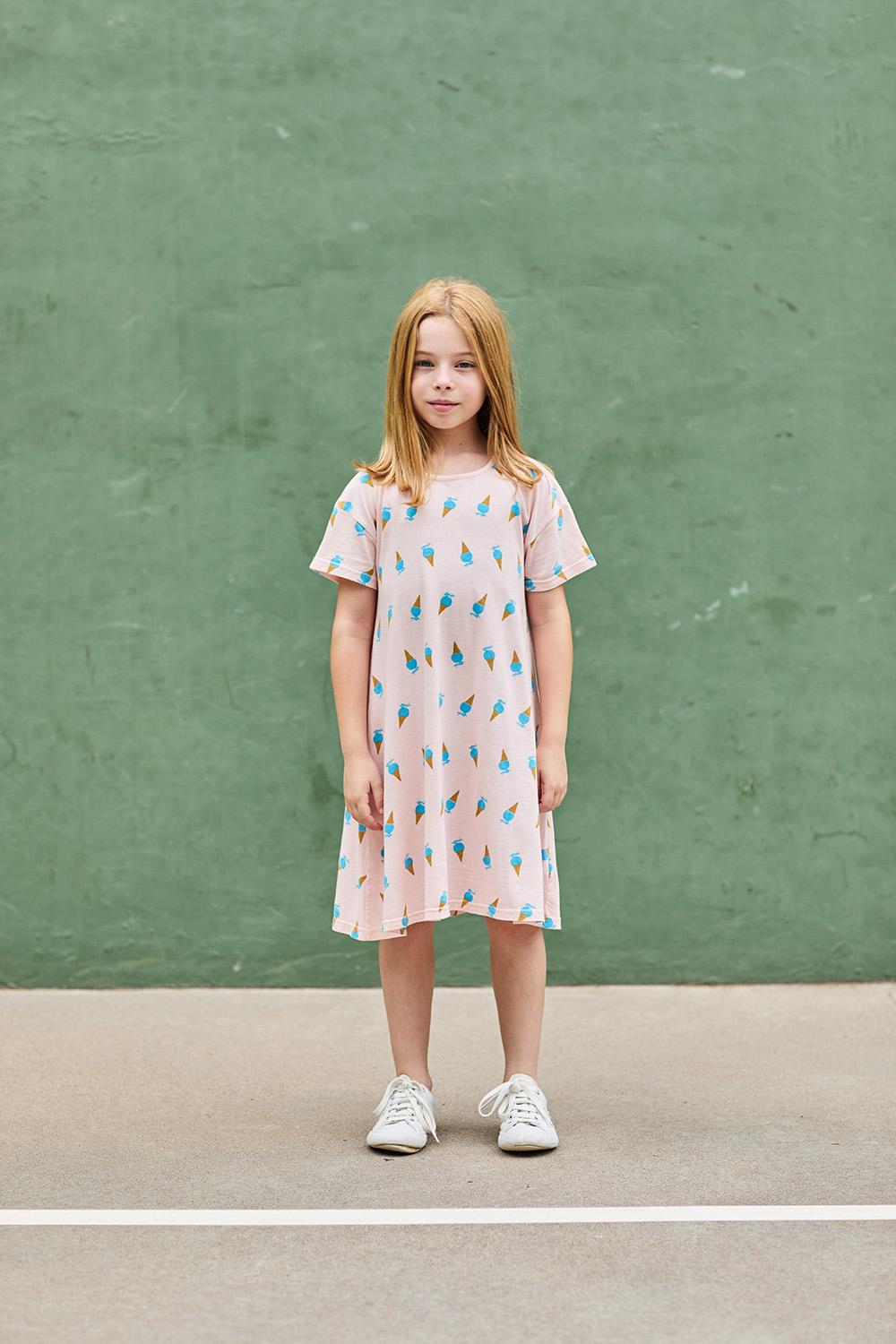 Girls' summer dress Pink dress for girls Picnic Barcelona