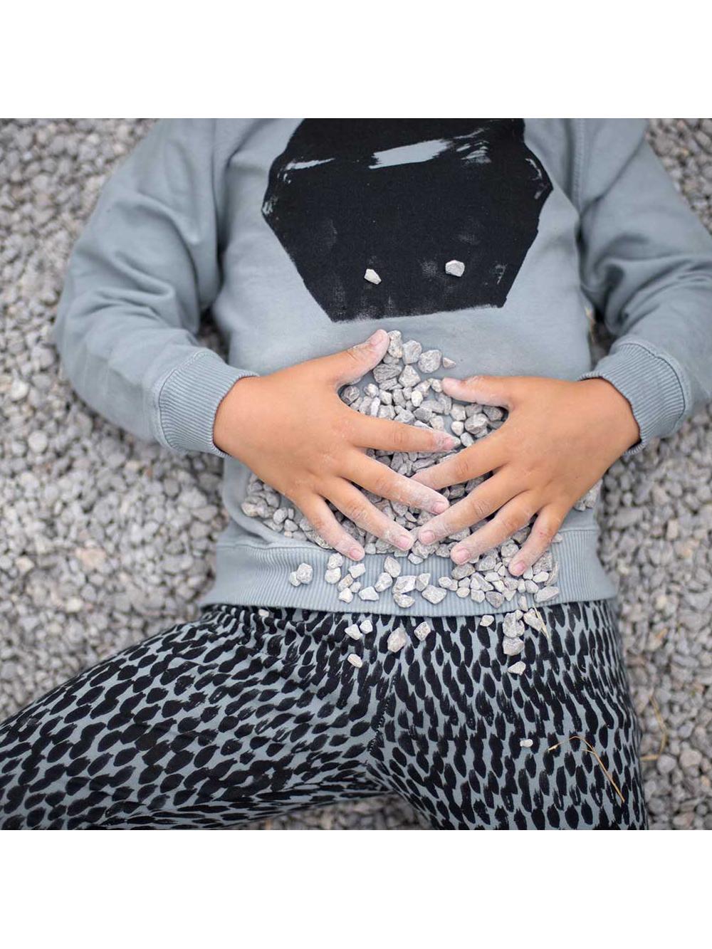 SUDADERA HEXÁGONO GRIS