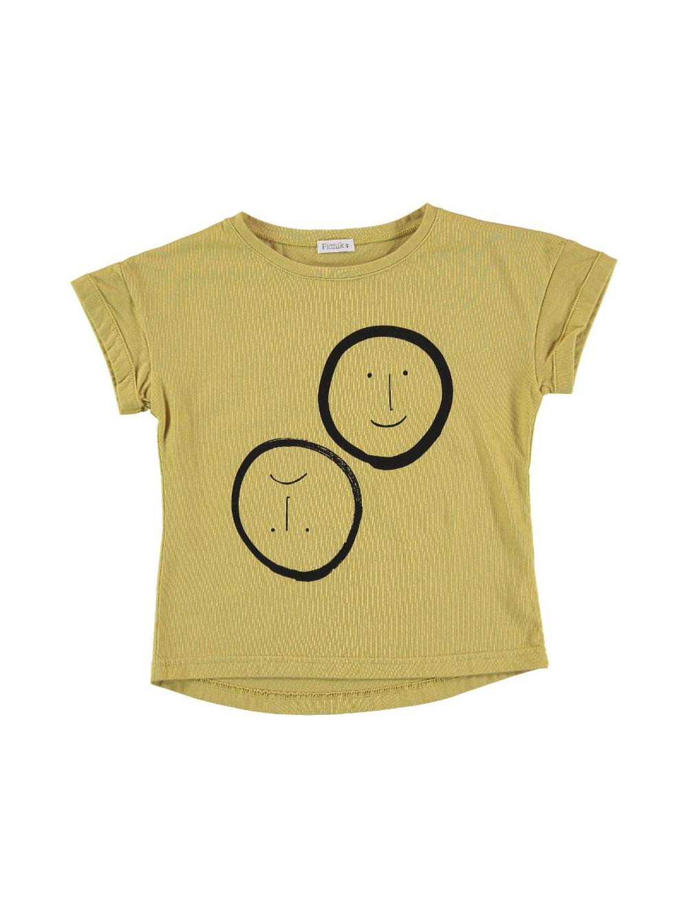 YELLOW FACES SHORT SLEEVE T-SHIRT