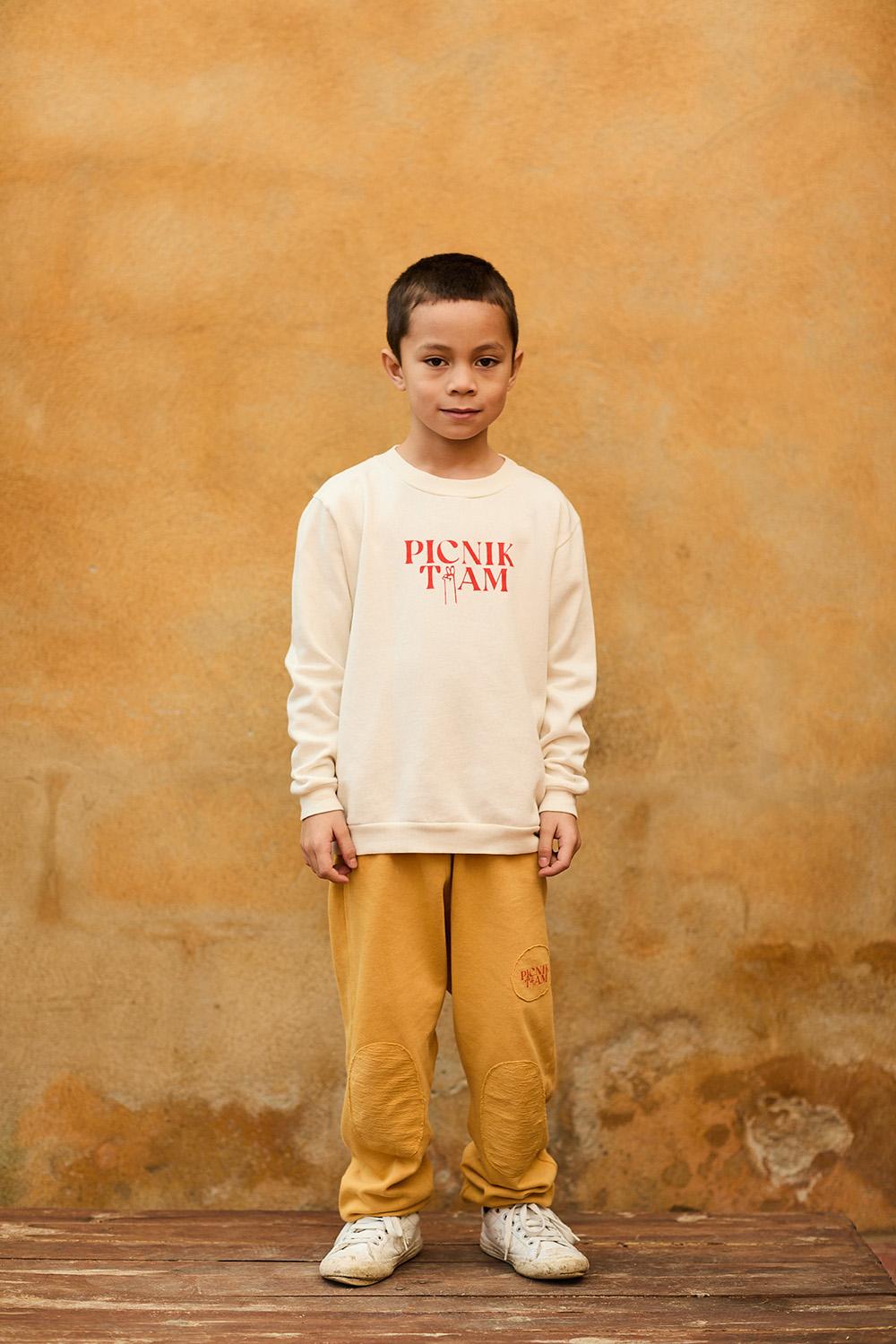 SUDADERA PICNIK TEAM BLANCO ROTO