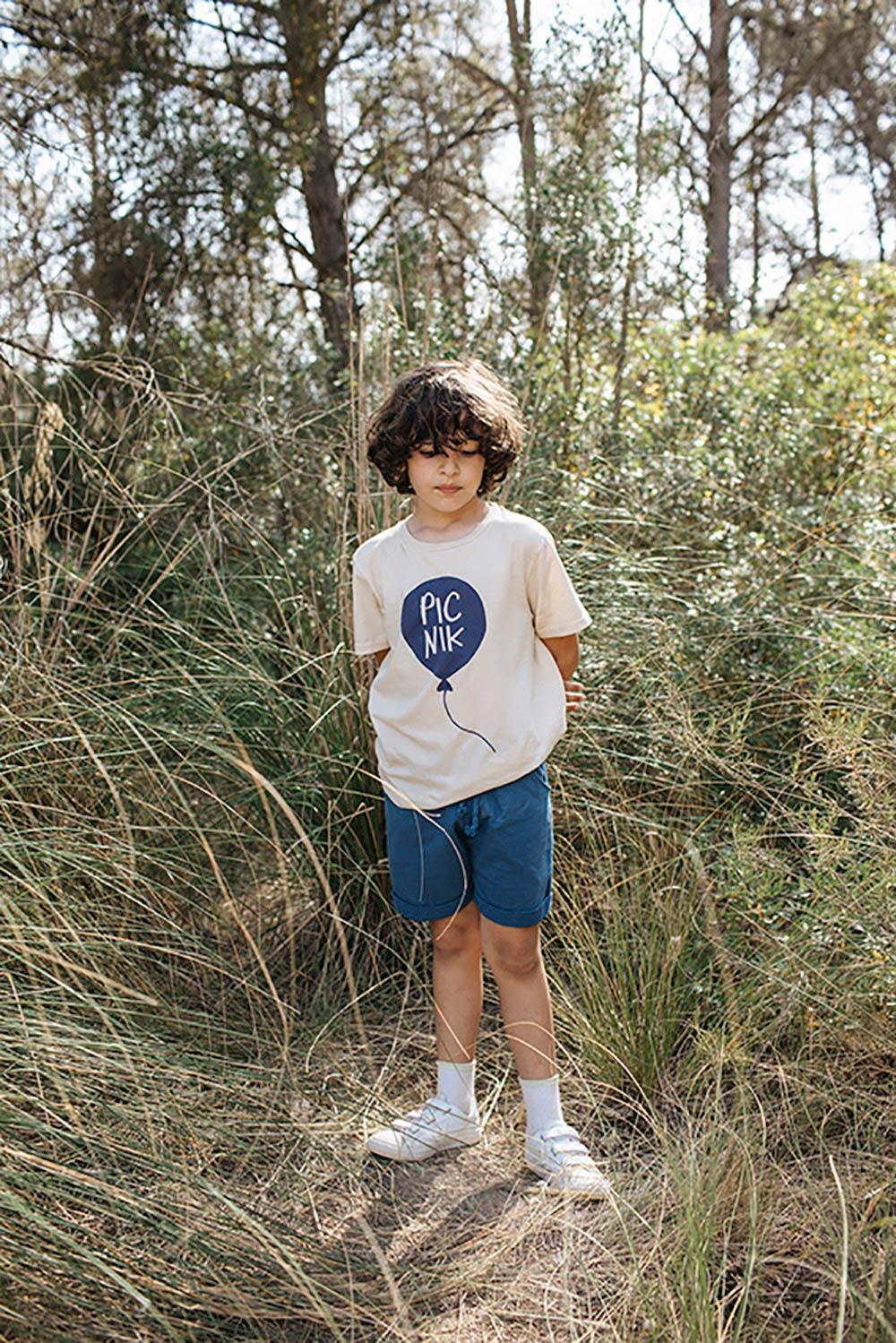 bermudas niño azul claro picnik barcelona