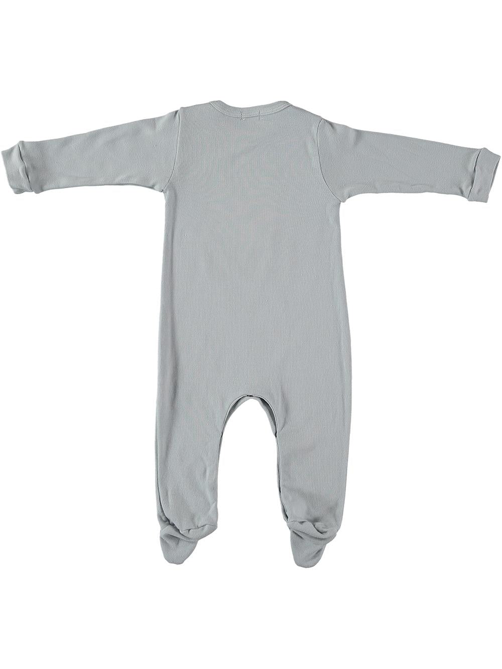 GRAY APPLE SNAIL BABY PAJAMAS
