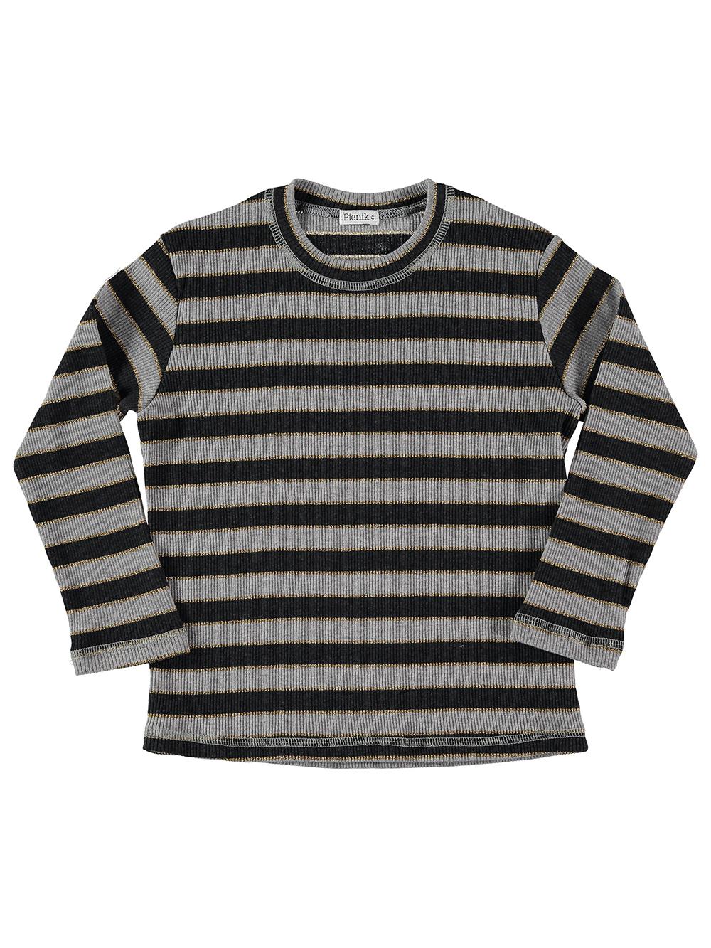 MULTICOLORED STRIPED T-SHIRT