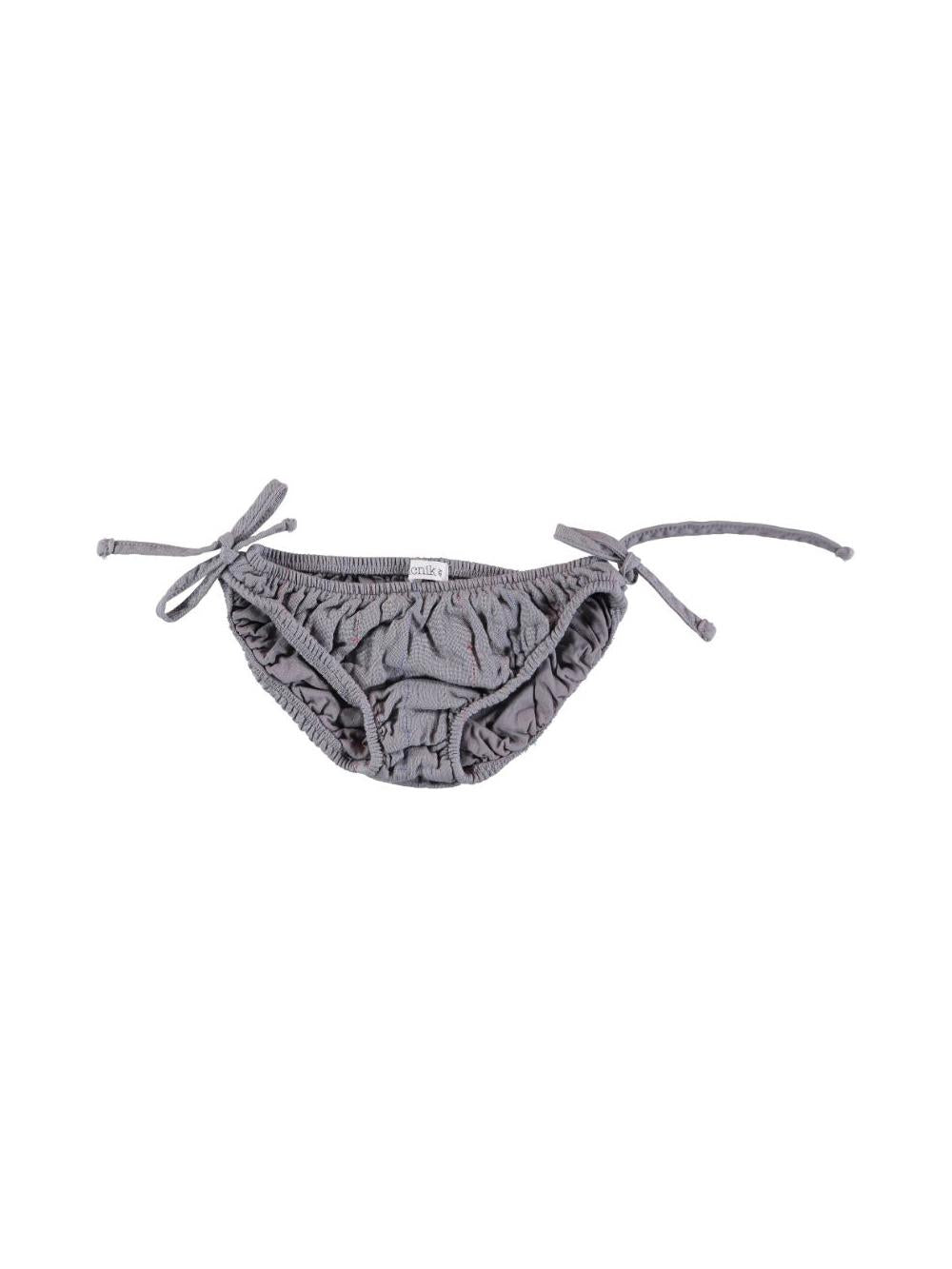 BIKINI LAZOS LÚREX GRIS